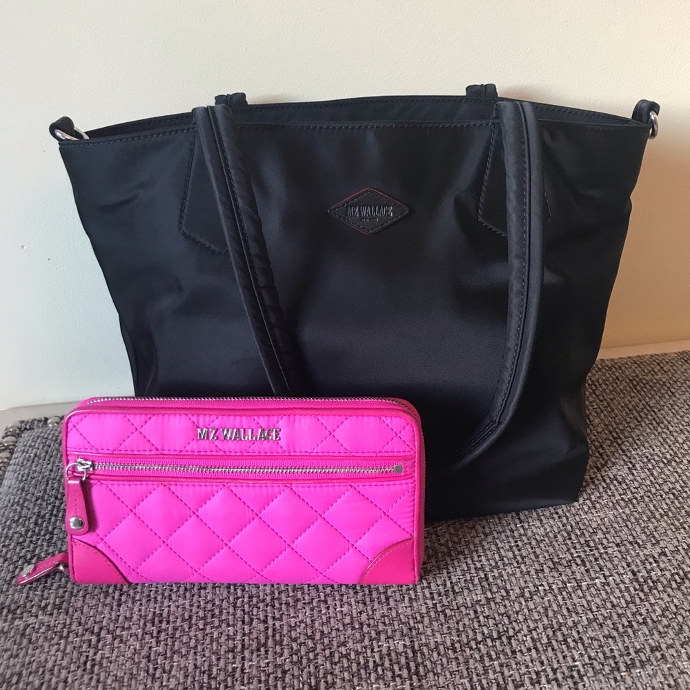 MZ Wallace Small Soho Tote with Long Crosby Wallet